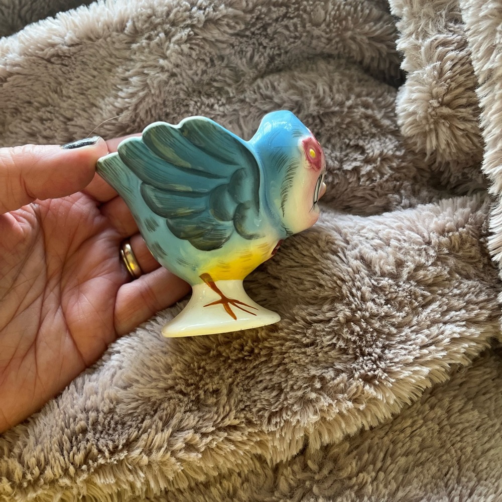 Vintage Bluebird Egg Cup